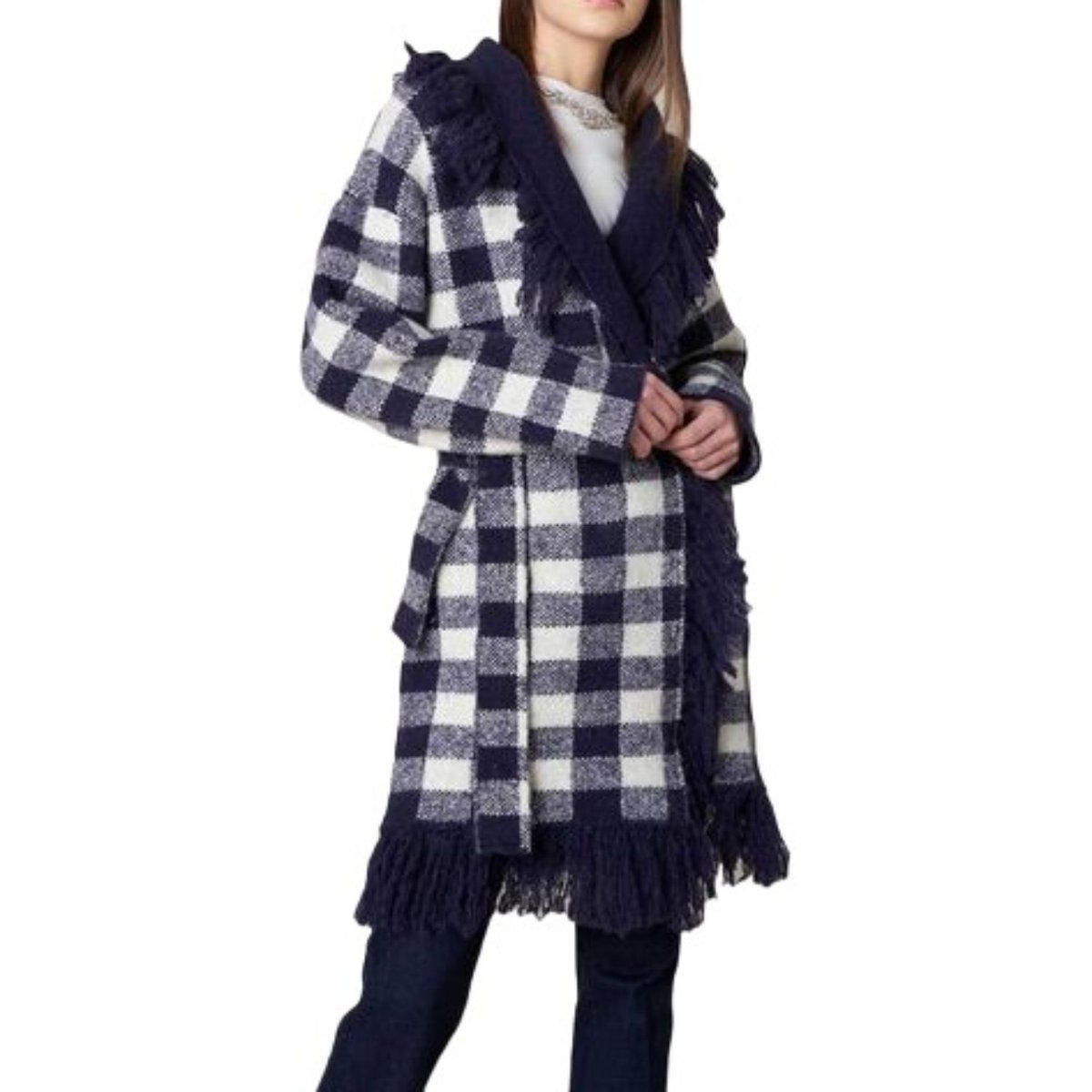 Sweter damski Silvian Heach Long Cardigan Trestat kardigan narzutka-XS