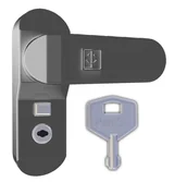 Zabezpieczenia dla dzieci - Blokada okna na kluczyk antracyt Penkid Sash Jammer - miniaturka - grafika 1