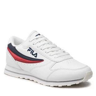 Fila Sneakersy Orbit Low Teens FFT0014.13032 White/Dress Blues - Sneakersy damskie - miniaturka - grafika 1