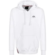 Odzież taktyczna i umundurowanie - Bluza z kapturem Alpha Industries Small Logo Basic 196318 09 - Biała  3XL - miniaturka - grafika 1