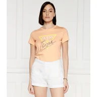 Koszulki i topy damskie - GUESS T-shirt ICON TEE | Regular Fit - miniaturka - grafika 1