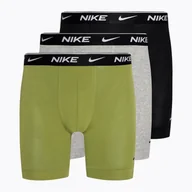 Majtki męskie - Bokserki męskie Nike Everyday Cotton Stretch Boxer Brief 3 pary - miniaturka - grafika 1