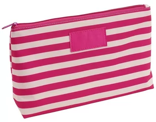Kemer Kosmetyczka STRIPY Różowa / Beżowa 56-0810531 - Kosmetyczki, organizery i kuferki - miniaturka - grafika 1