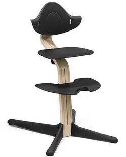 Stokke Nomi - wielofunkcyjne krzesełko nowej generacji  | Natural Black - Krzesełka do karmienia - miniaturka - grafika 1