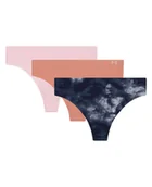 Majtki damskie - Stringi damskie Under Armour Pure Stretch NS Nov THONG 3Pack S - miniaturka - grafika 1
