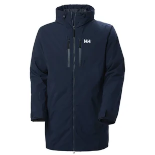 Męska Kurtka ocieplana HELLY HANSEN PARK INS RAIN PARKA 54002_597 – Granatowy - Kurtki męskie - miniaturka - grafika 1