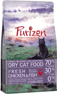 Purizon Cat Adult Sterilised 2,5 kg - Sucha karma dla kotów - miniaturka - grafika 1