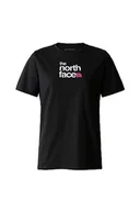 Koszulki męskie - THE NORTH FACE Koszulka Foundation TNF Black-Lavender Fog M - miniaturka - grafika 1