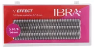 Sztuczne rzęsy i akcesoria - IBRA Makeup Zestaw Kępek V Effect 0,10/B 14mm - miniaturka - grafika 1
