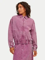 Kurtki damskie - JJXX Kurtka jeansowa Ziggy 12260876 Różowy Regular Fit - miniaturka - grafika 1