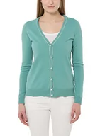 Swetry damskie - Berydale Damski kardigan w modnych pastelowych kolorach, rozm. 34, turkusowy - miniaturka - grafika 1