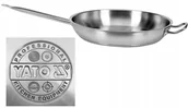 Patelnie - YATO PATELNIA GASTRONOMICZNA INDUKCJA GAZ PRO 36CM - miniaturka - grafika 1