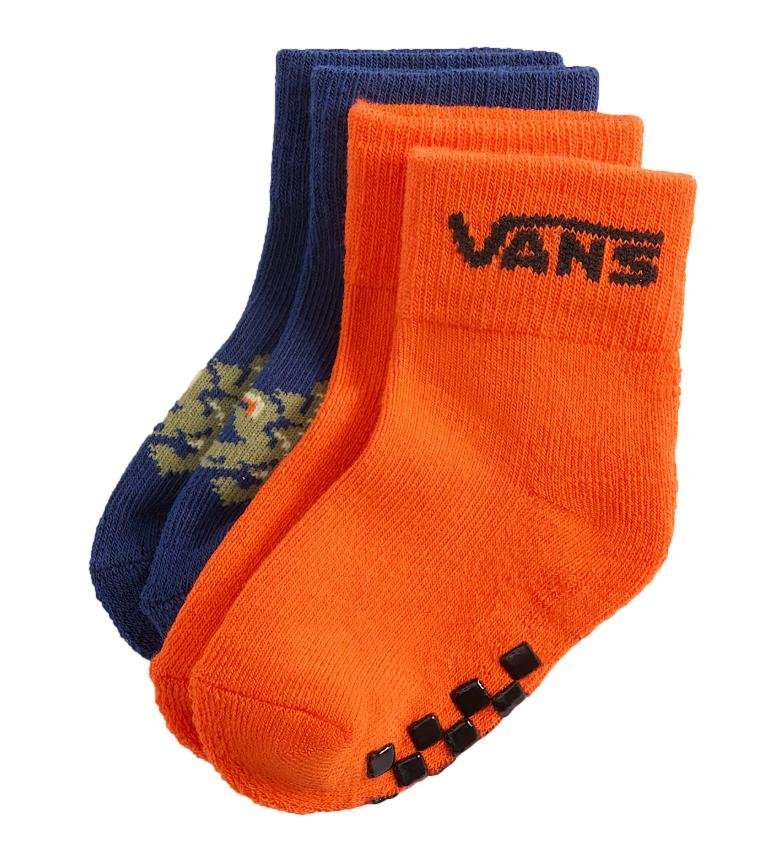 Skarpety niemowlęce VANS Classic Crew CHBD DPIND (2 pary) VN000Q97FOB1. 012