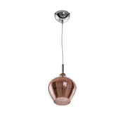 Lampy sufitowe - Azzardo Lampa wisząca Amber Milano 1 AZ3077 - miniaturka - grafika 1