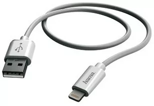 Hama Kabel USB Lightning 1m Biały 001382220000 - Kable USB - miniaturka - grafika 1