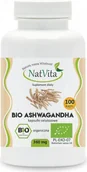 Suplementy naturalne - NatVita Ashwagandha Bio 360Mg 100 kaps. - miniaturka - grafika 1