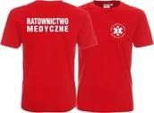 Odzież robocza - Promostars LPP - Koszulka męska RATOWNICTWO MEDYCZNE czerwona - miniaturka - grafika 1