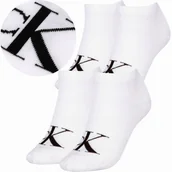 Skarpetki damskie - Calvin Klein Skarpetki Stopki 2 Pary 35-38 Biały Ck - miniaturka - grafika 1
