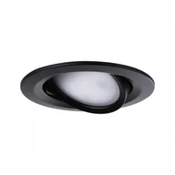 Oprawy, klosze i abażury - Paulmann Nova Coin 3xset okrągła wychylana czarna - miniaturka - grafika 1