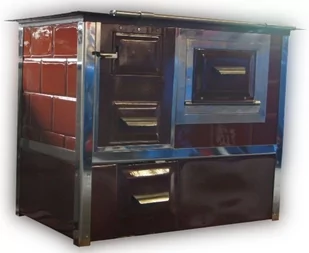 Kuchnia, angielka z piekarnikiem 9,5kW, bez płaszcza wodnego (kolor: brąz) - spełnia anty-smogowy EkoProjekt 92282084 - Kuchnie węglowe - miniaturka - grafika 1