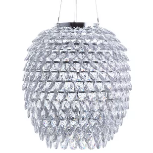 Beliani Lampa wisząca Lampa wisząca kryształowa SAUER - Lampy sufitowe - miniaturka - grafika 1