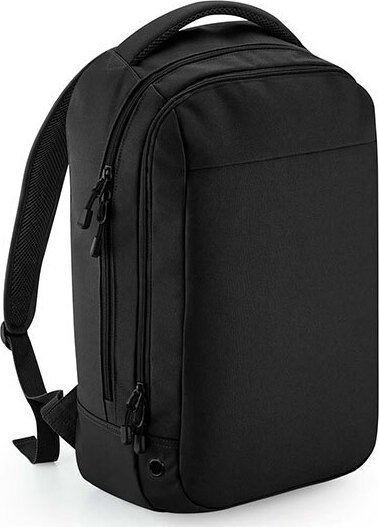 Plecak sportowy BagBase BG545 Athleisure - Kolor: Czarny/czarny - Rozmiar: 30 x 50 x 18 cm