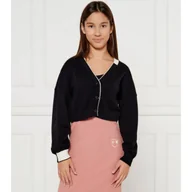 Swetry dla dziewczynek - Pinko UP Kardigan Cropped Fit - miniaturka - grafika 1