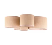 Lampy sufitowe - Duolla - Plafon ROLLER PENTO 5xE27/60W/230V beżowy - miniaturka - grafika 1