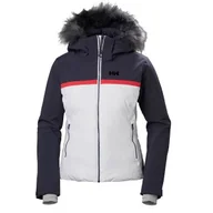 Kurtki narciarskie - Kurtka Damska Helly Hansen Powderstar White - S - miniaturka - grafika 1