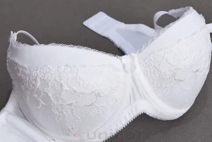 Biustonosz "INGA" (kolor BIAŁY, rozmiar 85B) - Biustonosze - miniaturka - grafika 2