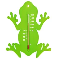 Termometry domowe - Outsideliving Nature Zewnętrzny termometr ogrodowy, w kształcie żaby, zielony 6080098 - miniaturka - grafika 1