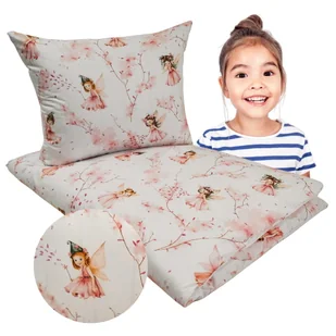 Komplet Pościeli Dziecięcej 100x135 + 50x60 Calineczka Róż 100% Bawełna Polski Producent - Pościel dla dzieci Komplet Pościeli Dziecięcej 100x135 + 50x60 Calineczka Róż 100% Bawełna Polski Producent - Pościel dla dzieci - miniaturka - grafika 1