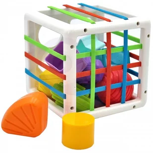 WOOPIE Elastyczna Kostka Sensoryczna Sorter dla Dzieci Kolorowe Kształty 11 el. - Sortery dla dzieci - miniaturka - grafika 5