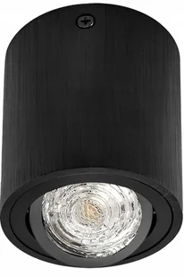 Oprawa lampa natynkowa Florence gu10 czarna szczotkowana Warszawa - Oprawy, klosze i abażury - miniaturka - grafika 1