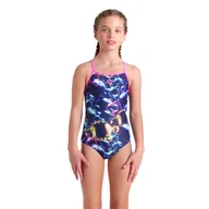 Stroje kąpielowe dla dziewczynek - Strój Kąpielowy Dziewczęcy Soap Bubbles Swimsuit Light - miniaturka - grafika 1