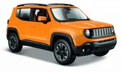 Kolekcjonerskie modele pojazdów - Maisto, Jeep Renegade, pomarańczowy, 1/24 - miniaturka - grafika 1