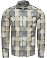 Koszule męskie - Koszula męska w kratę styl retro Recea - miniaturka - grafika 1