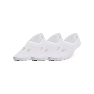 Under Armour Damskie niskie skarpety Ua Breathe Lite Ultra 3-pak niskiego Liner Socks, Wht, 1370075-100, MD - Skarpetki damskie - miniaturka - grafika 1