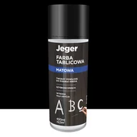 Farby i lakiery w sprayu - Farba tablicowa w sprayu czarny mat 400 ml Jeger - miniaturka - grafika 1