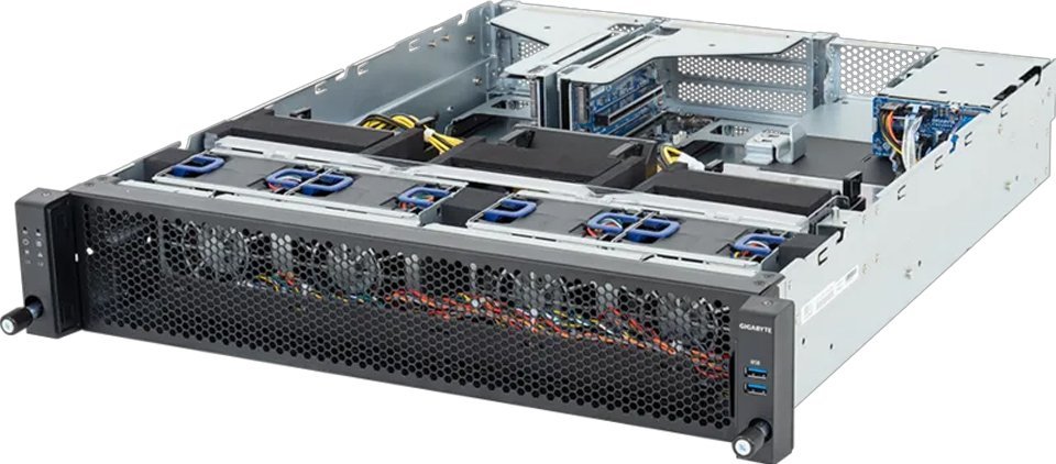 Serwer Gigabyte Barebone E263-Z34-AAJ1 rev. 3.x 2U Single Sockel SP5 6NE263Z34DR000ACJ1