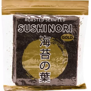 Wodorosty YAKI SUSHI NORI GOLD 50 ark 130g suszone - Kuchnie świata - miniaturka - grafika 1