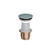 Korki do umywalek - Excellent Korek klik-klak umywalkowo-bidetowy, miedziany, mint blue - miniaturka - grafika 1