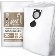 Worki do odkurzaczy - 20x Worek do Odkurzacza Bosch Gas 25 Syntetyczny Pojemny Mocny Worki G9 - miniaturka - grafika 1