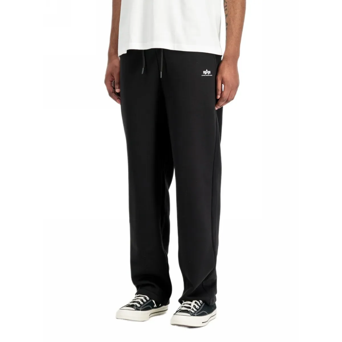 Spodnie Alpha Industries Basic Straight Leg Small Logo Jogger 268362 03 - Czarne S [S]