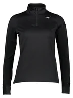 Koszulki sportowe damskie - Mizuno Koszulka funkcyjna "Vortex Warmalite" w kolorze czarnym - miniaturka - grafika 1