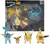 Figurki dla dzieci - Pokemon Zestaw Figurki Bitewne Deluxe Ewolucja Eevee Flareon Jolteon Vaporeon 4+ - miniaturka - grafika 1