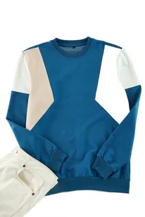 TRENDYOL MAN BLUZA MĘSKA WIELOKOLOROWA Z OKRĄGŁYM DEKOLTEM L 5DA - Bluzy męskie TRENDYOL MAN BLUZA MĘSKA WIELOKOLOROWA Z OKRĄGŁYM DEKOLTEM L 5DA - Bluzy męskie - miniaturka - grafika 1