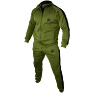 Bluzy sportowe męskie - Dres Sportowy WarHouse Small Logo Komplet Khaki/Black - miniaturka - grafika 1