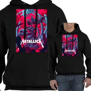 Bluza Z Kapturem Metallica Prezent Metal M 3070 - Bluzy męskie - miniaturka - grafika 1