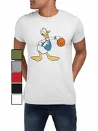 Koszulki męskie - KOSZULKA T-SHIRT MĘSKA Z NADRUKIEM MYSZKA MIKI DONALD PLUTO - S - miniaturka - grafika 1